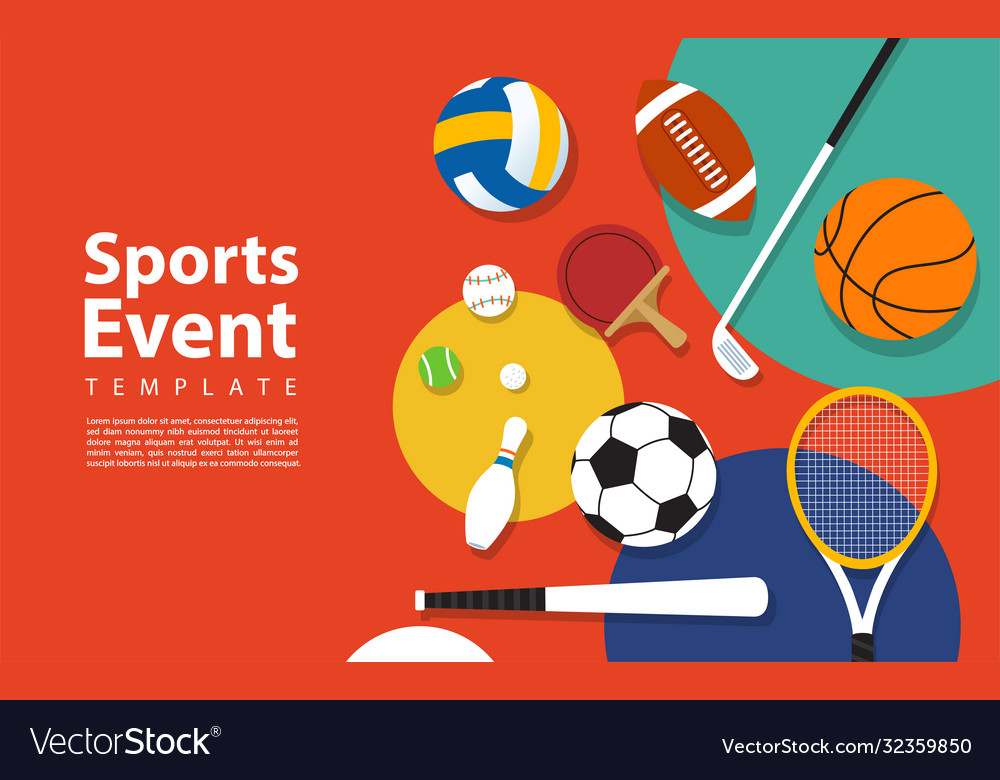 Creative modern background design based sport Vector Image