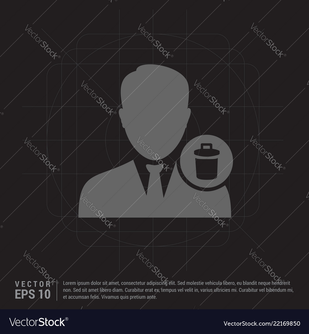 Delete user icon Vector Image Delete user icon