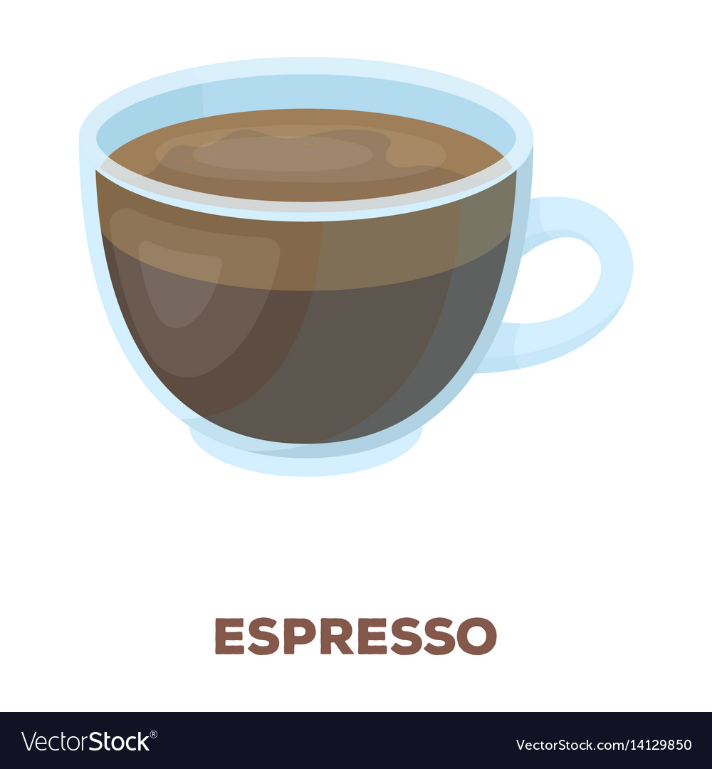 Espresso Kaffee verschiedene Arten von Kaffee Single