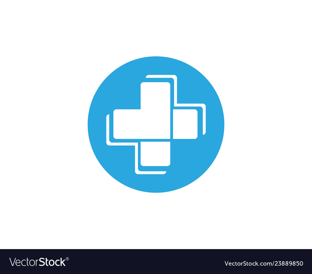 Hospital logo and symbols template icons Vector Image