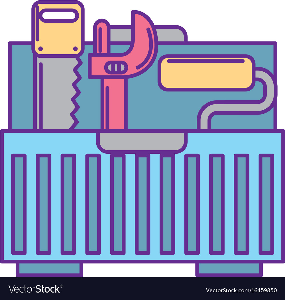 Tool box with tools