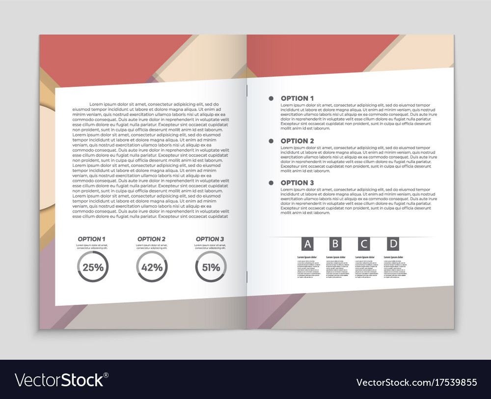 Abstract layout background set for art