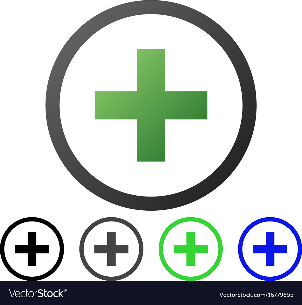 Add flat gradient icon
