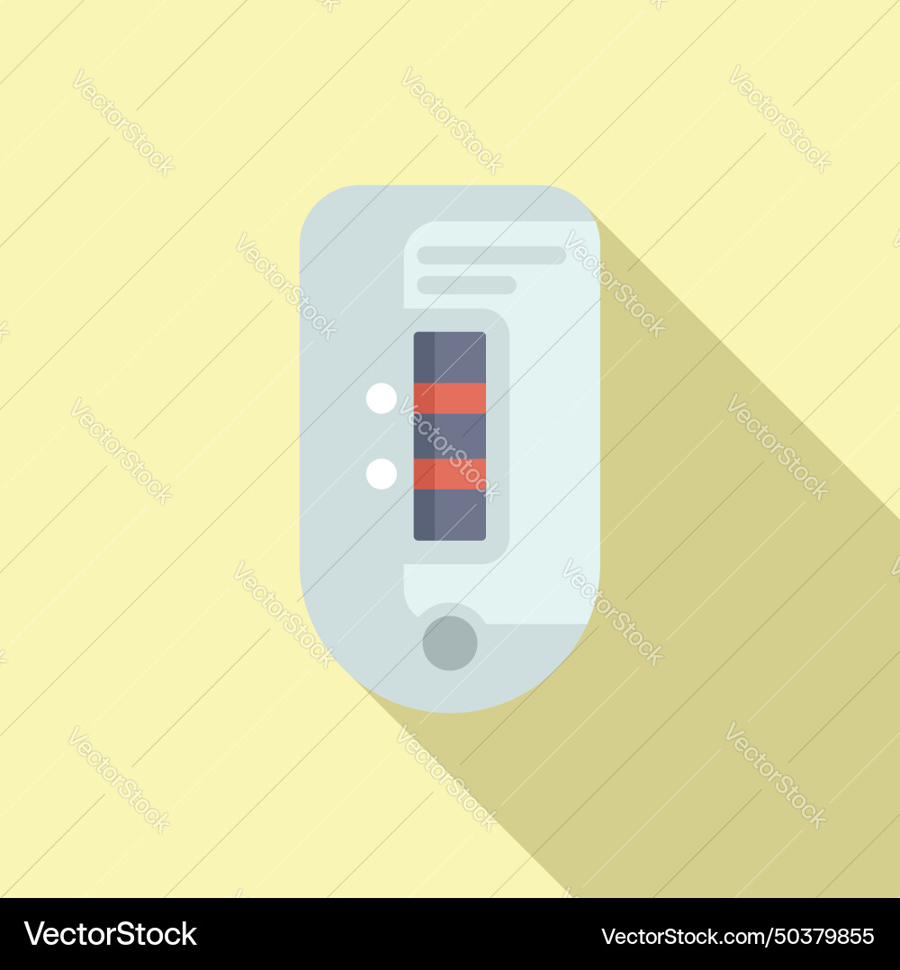 Diagnostic equipment icon flat clinic Royalty Free Vector