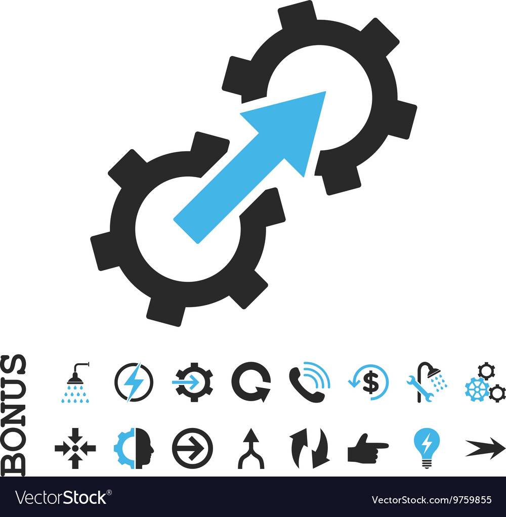 Gear Integration Icon - System Connection