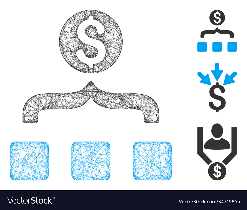 Money aggregator polygonal web mesh