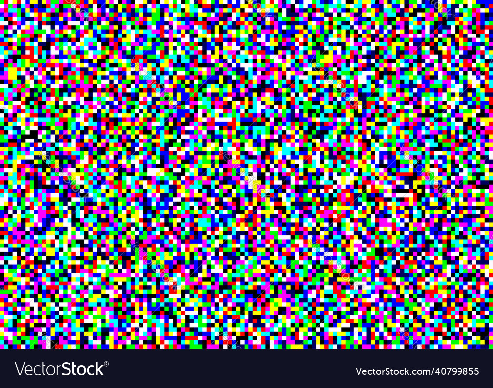 Pixel Noise Glitch Effect