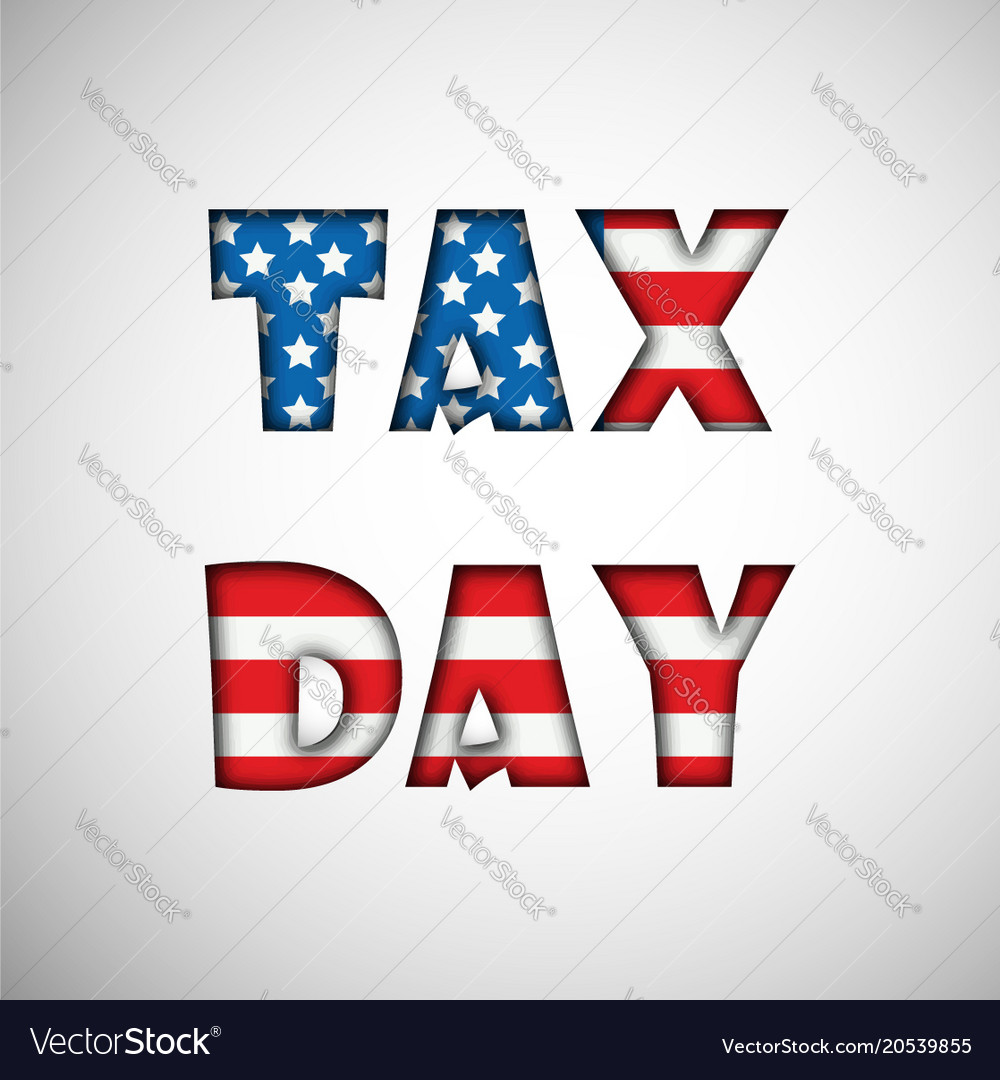 USA Tax Day Background - Patriotic