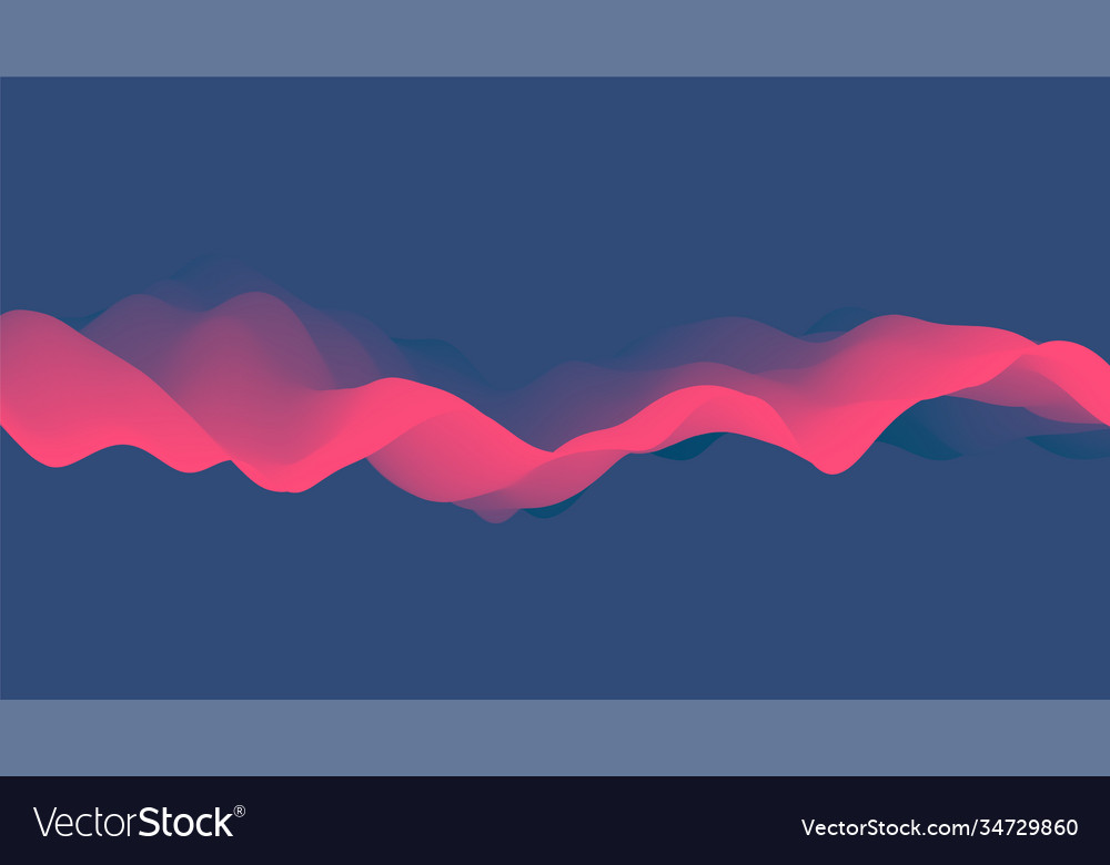 Abstract wavy background with modern gradient vector image Abstract wavy background with modern gradient