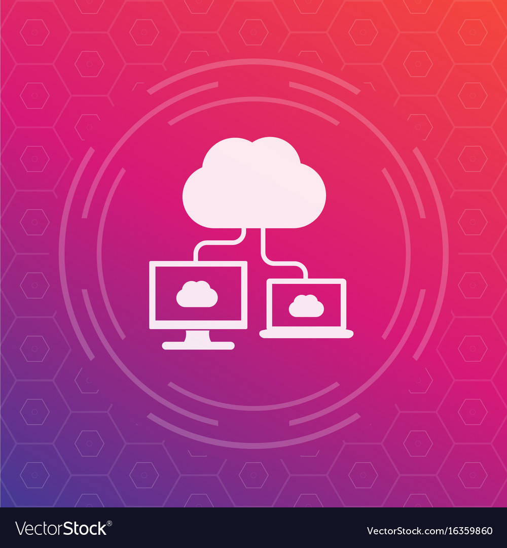 Cloud computing icon