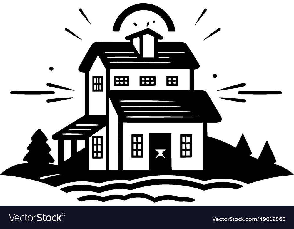 Farmhouse - high quality logo ideal for t-shirt