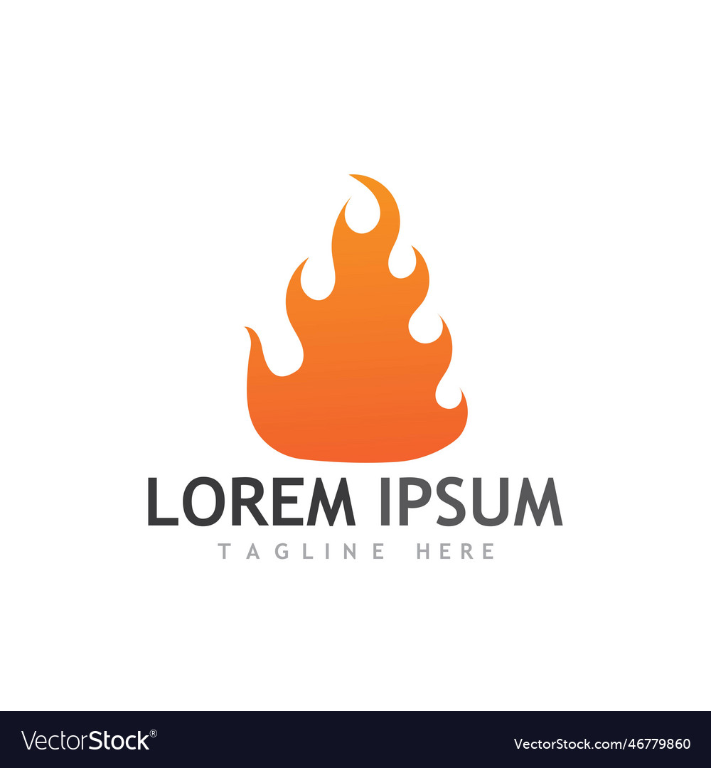 Fire logo and images Royalty Free Vector Image