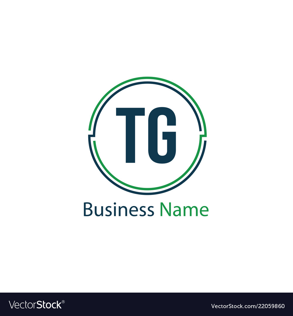 Initial letter tg logo template design