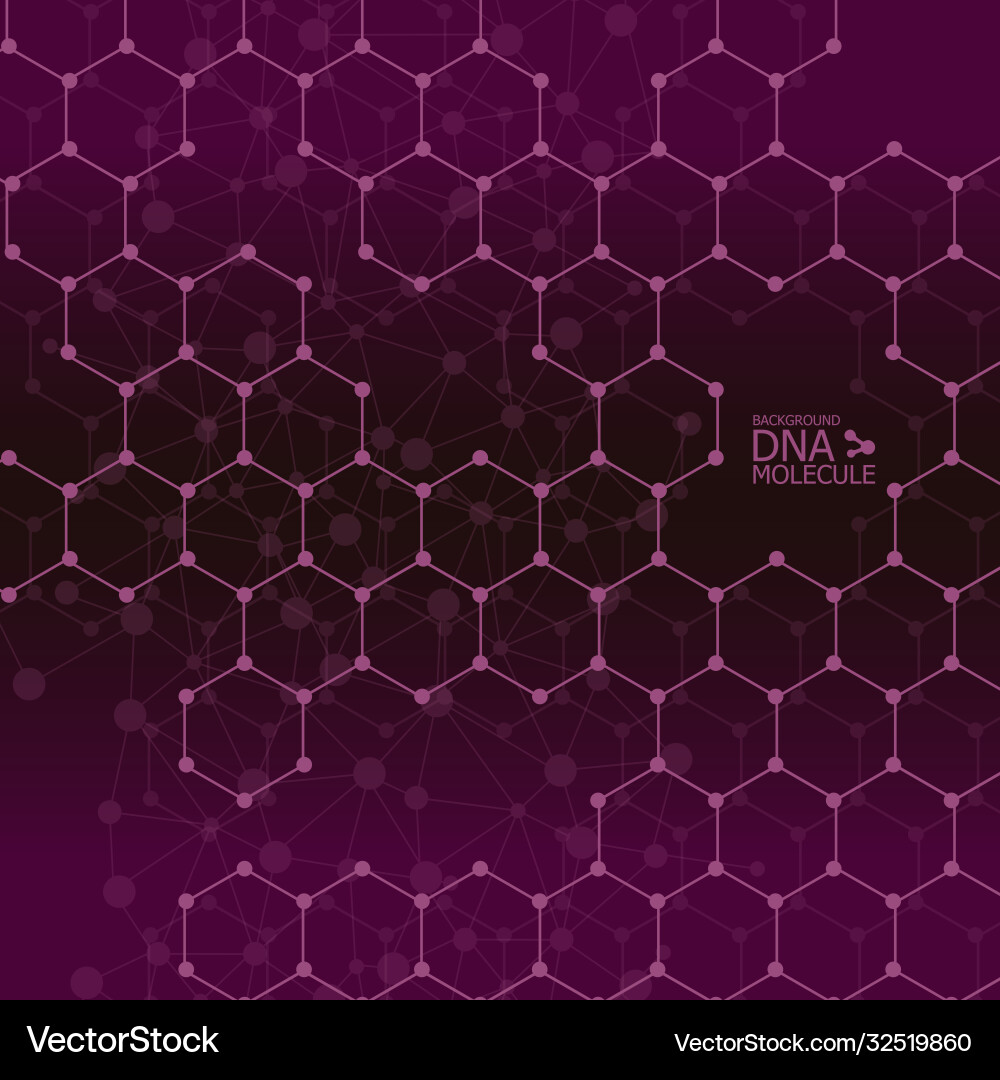 Molecules background eps 10 Royalty Free Vector Image