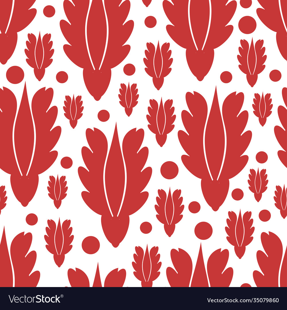 Seamless pattern with floral elements image