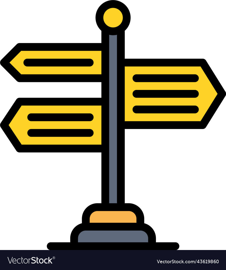 Signboard icon location map and navigation