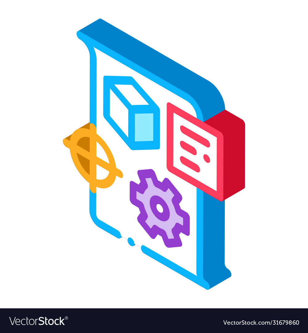 Technical dispatch isometric icon