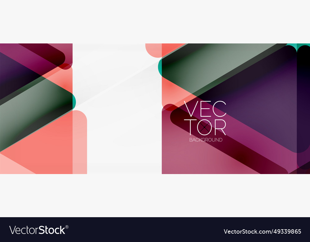 Abstract background color transparent triangles Vector Image Abstract background color transparent triangles