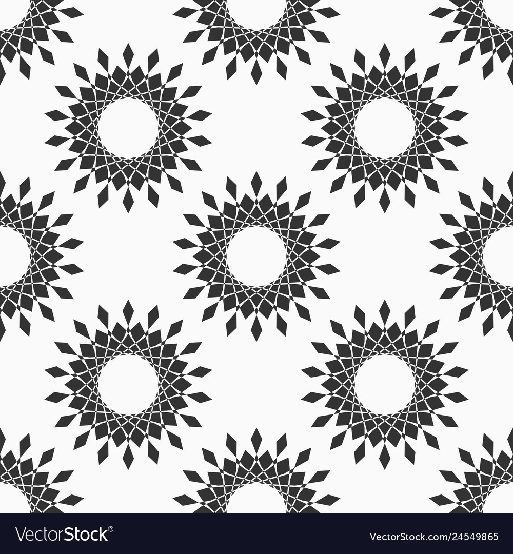 Abstract seamless pattern of circle frames vector image Abstract seamless pattern of circle frames