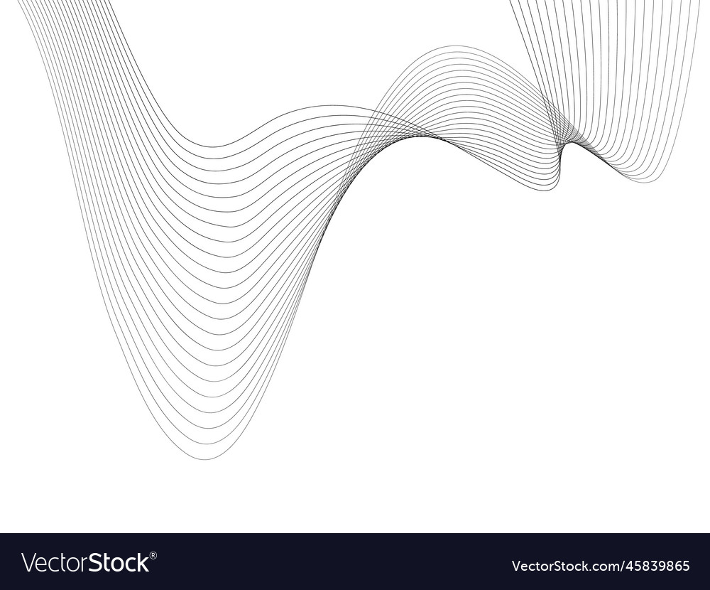 Abstract wave element for design digital vector image Abstract wave element for design digital