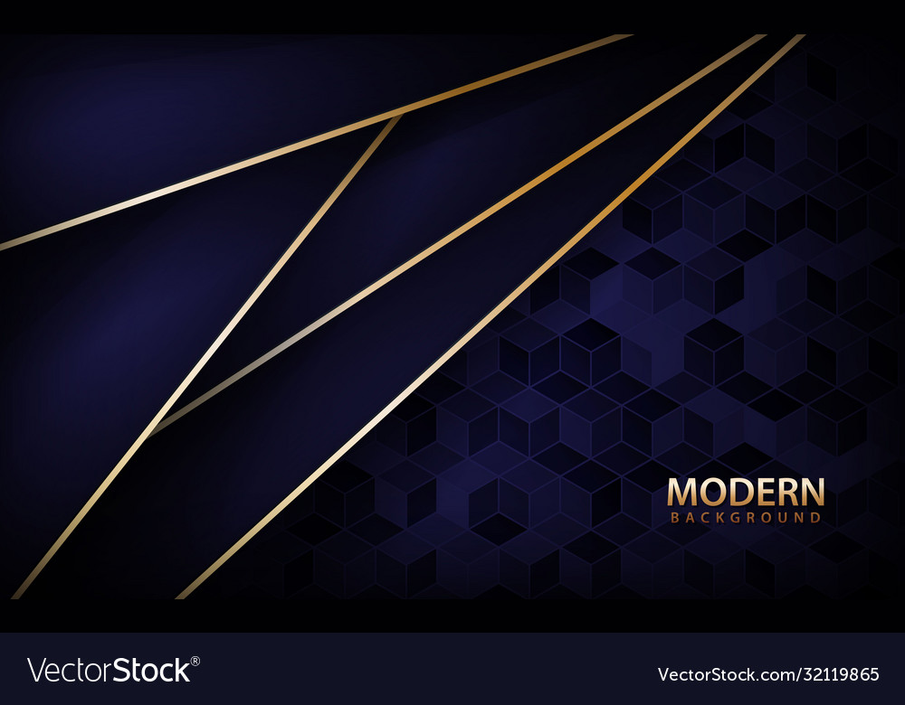 Blue overlap background realistic layer vector image Blue overlap background realistic layer
