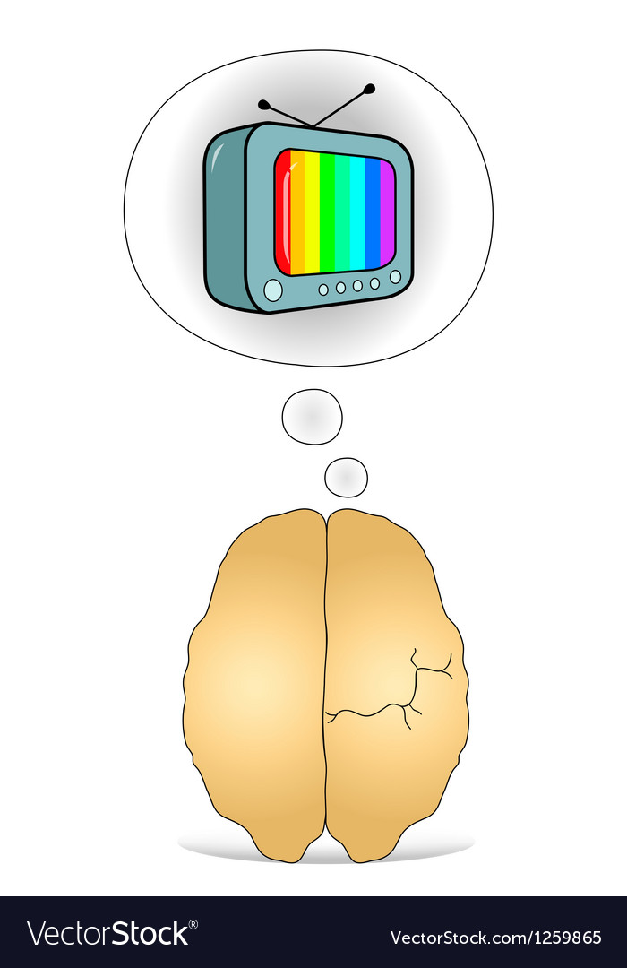 Brain to think about the tv