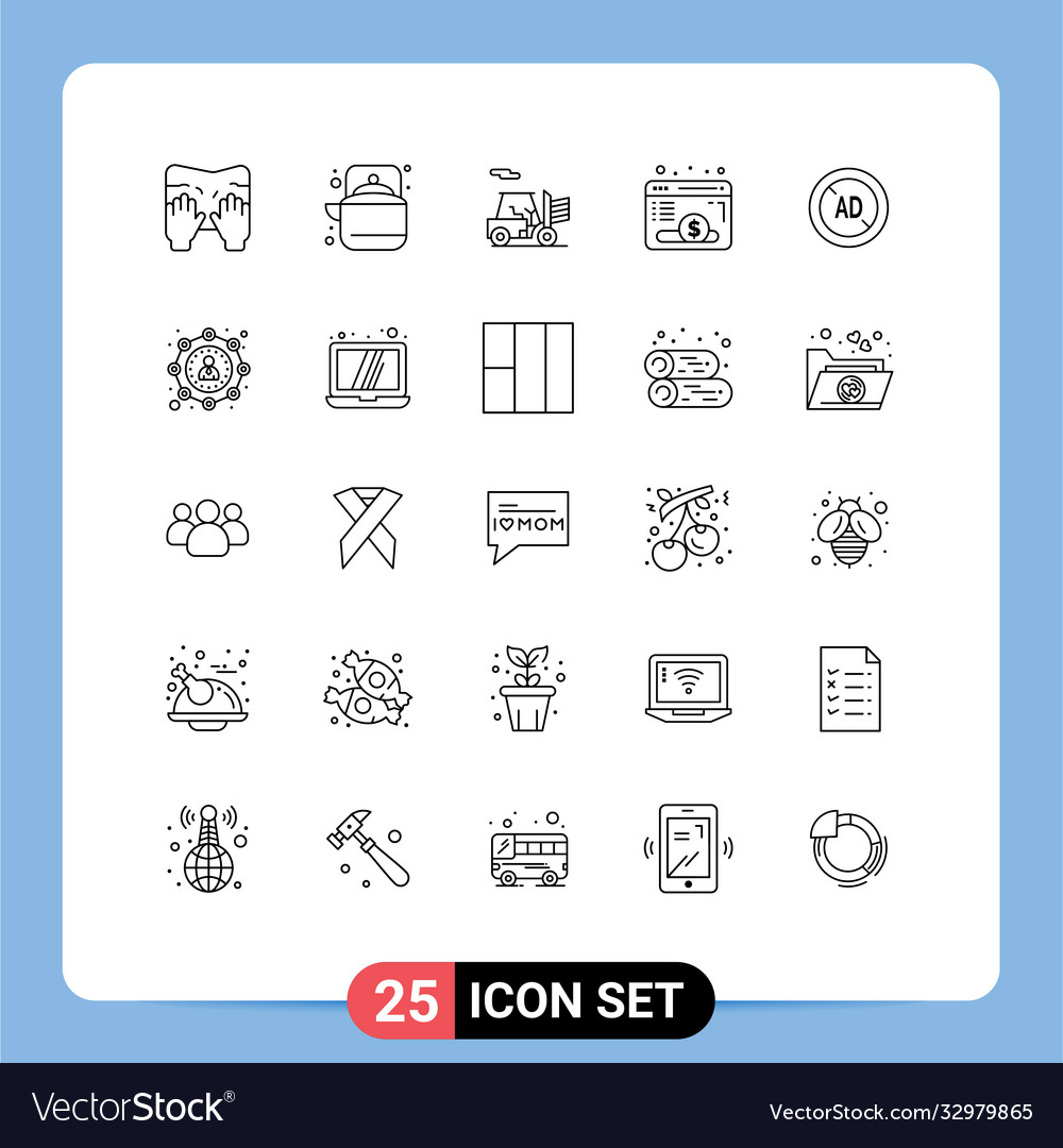 Editable line pack 25 simple lines blocker