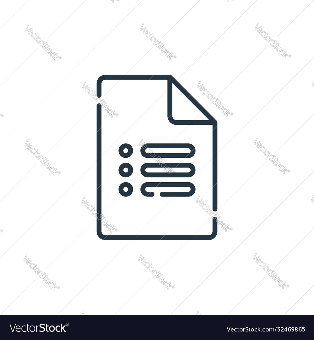Google forms icon editable stroke vector image Google forms icon editable stroke
