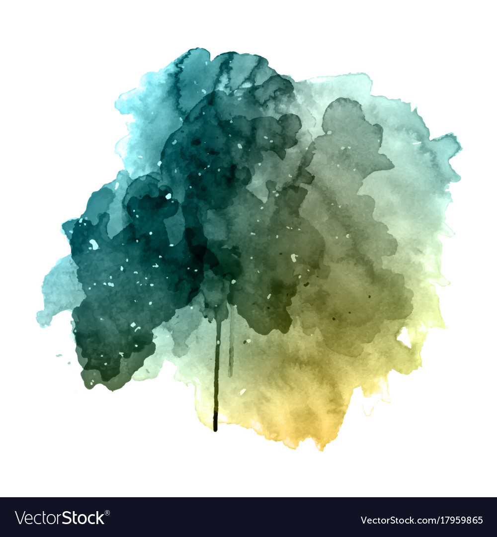 Grunge watercolor background Royalty Free Vector Image