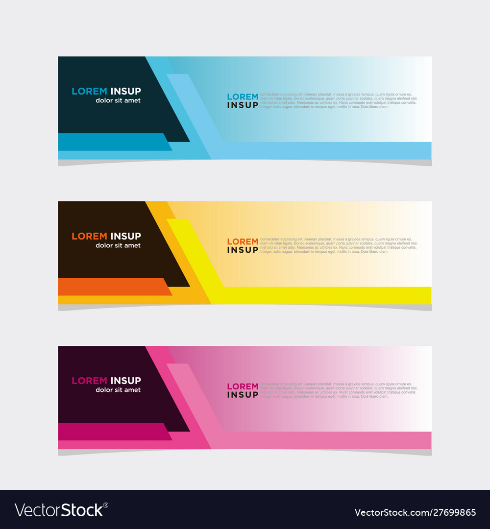 Modern banner web background abstract design