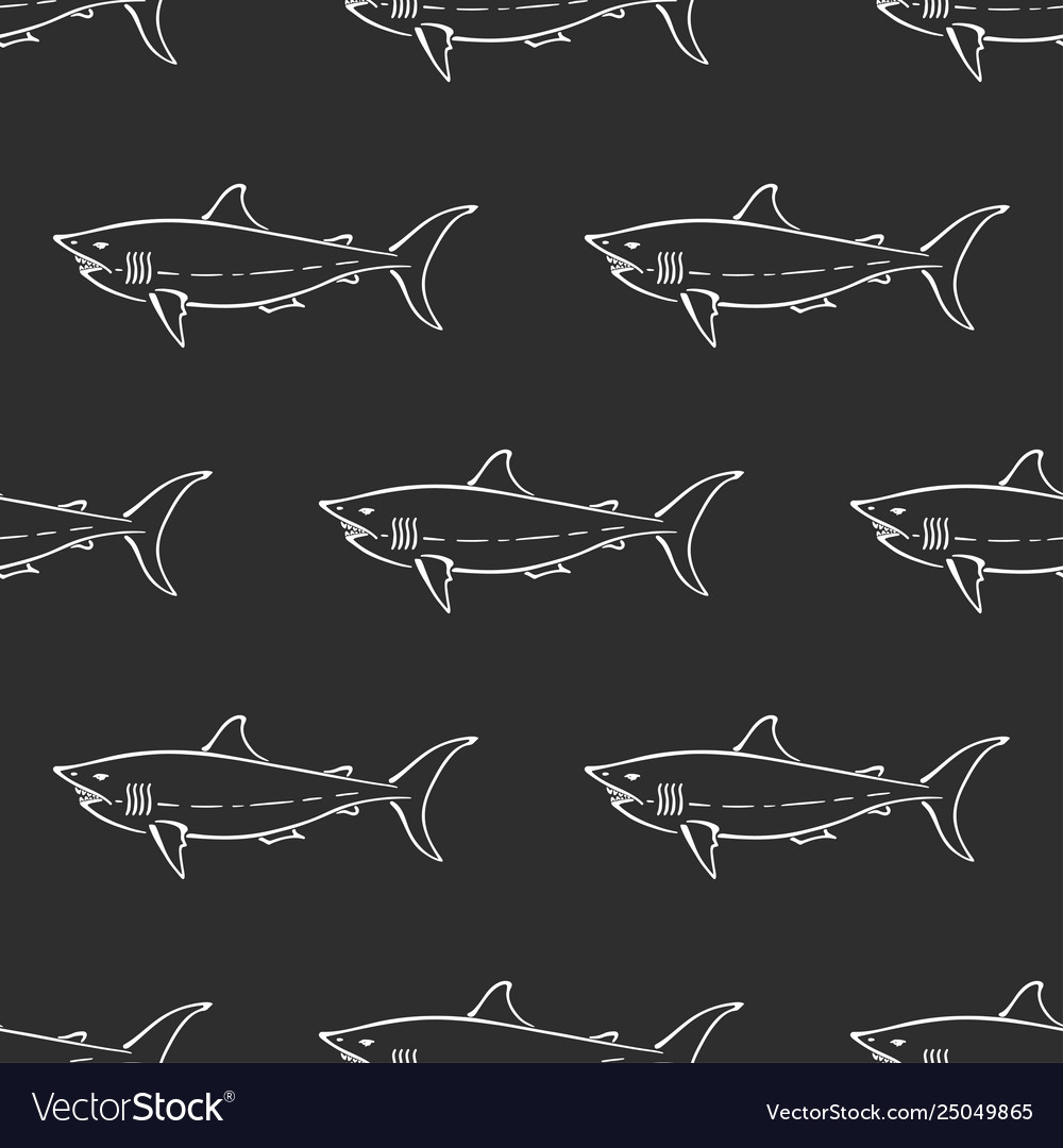 Shark Character Pattern