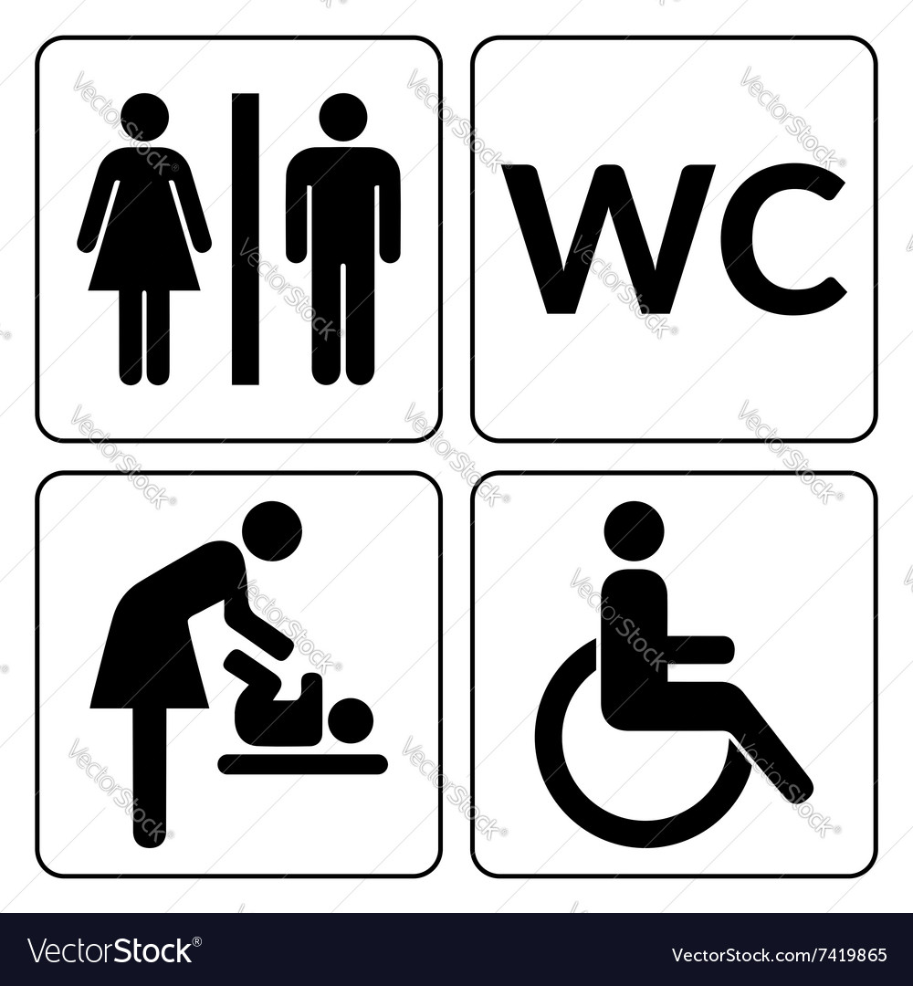Wc icons set