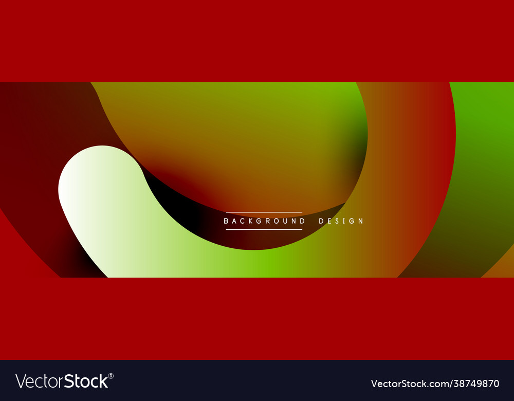 Abstract overlapping lines and circles geometric
