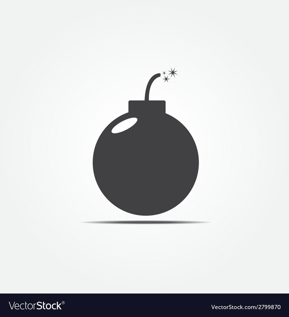 Bomb icon Royalty Free Vector Image - VectorStock