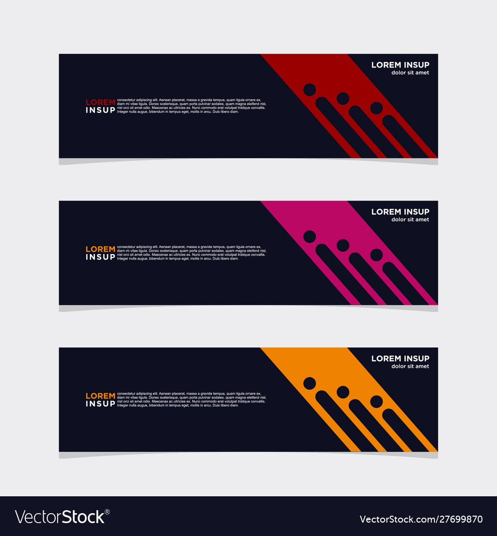 Modern banner web background abstract design