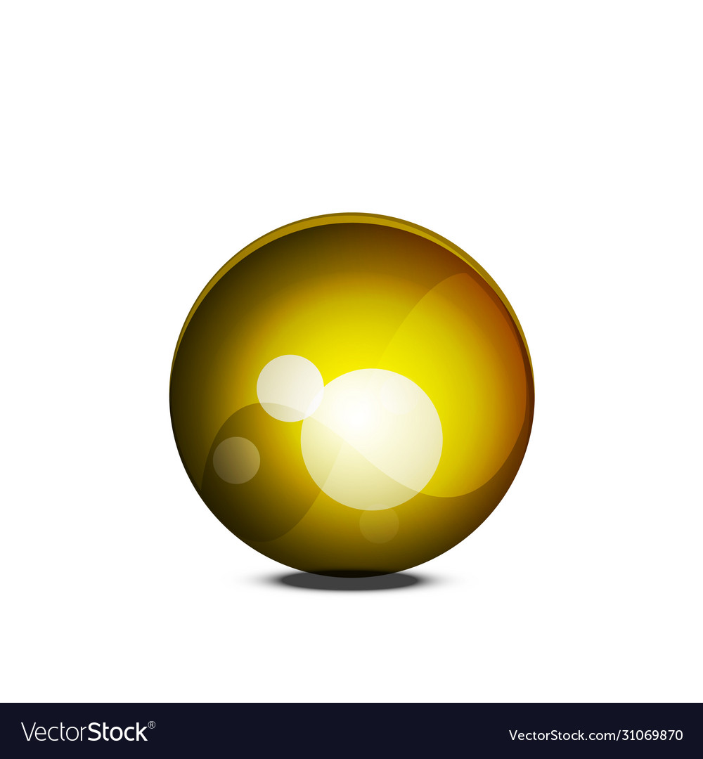 Sphere web glossy button internet design vector image Sphere web glossy button internet design
