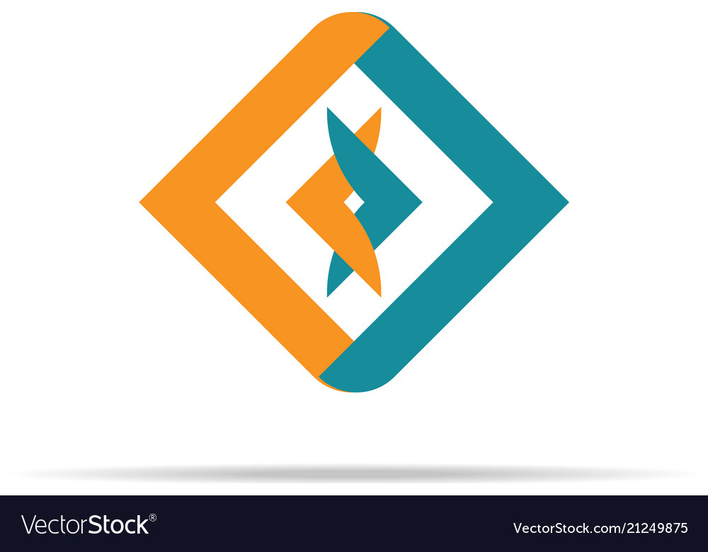Abstract arrow box element geometric hexagonal