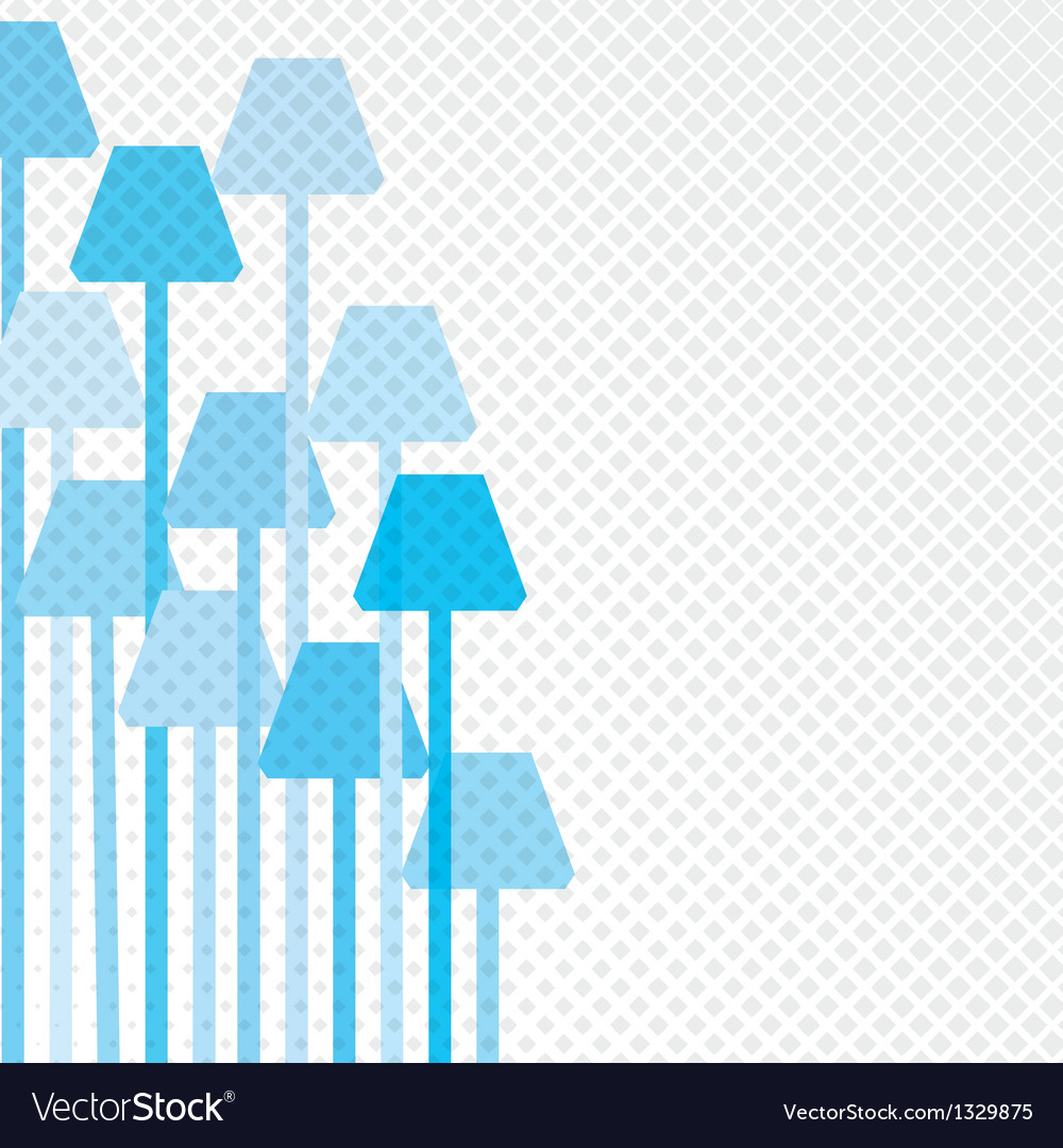 Blue lamp background