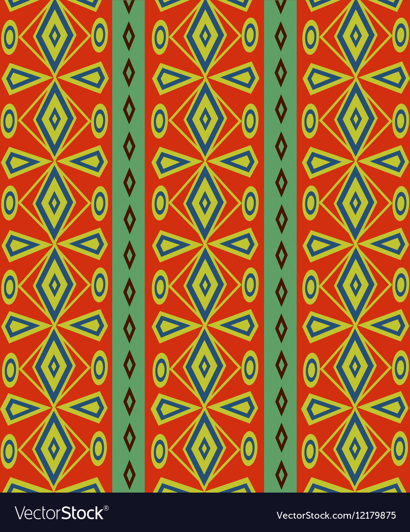 Ethnic abstract bright pattern background Vector Image