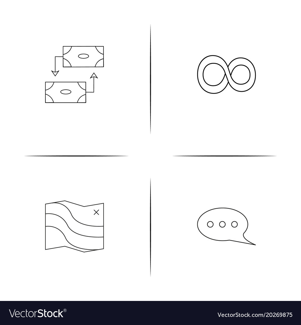 Interface linear simple icon setoutline icons
