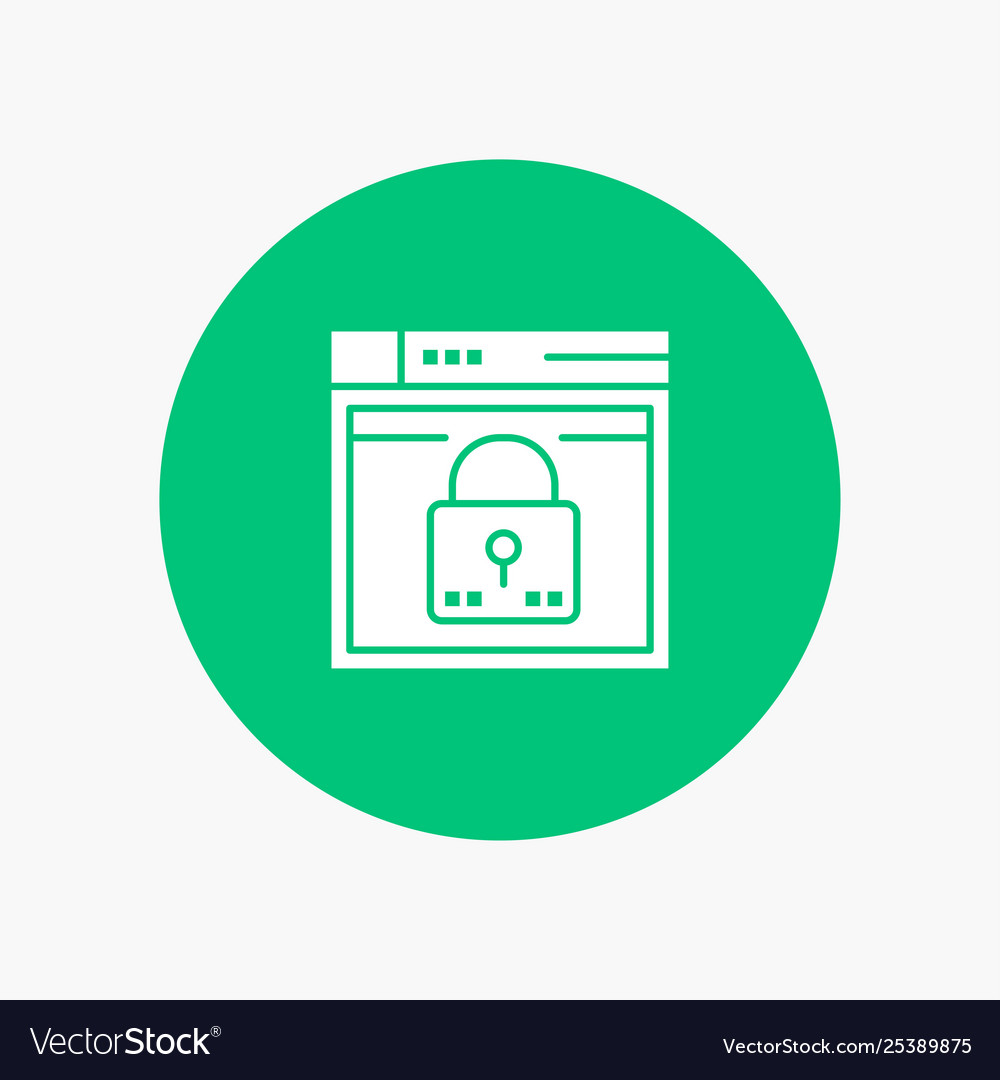 Login secure web layout password lock vector image Login secure web layout password lock