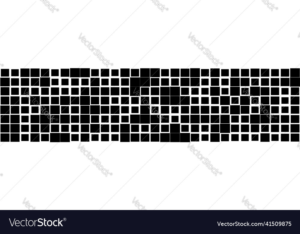 Random mosaic square tiles seamless repeatable
