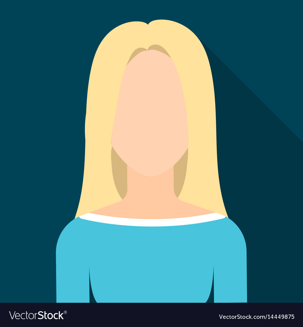 Woman Flat Icon - Single Avatar