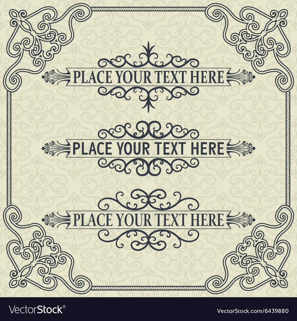 A set of elements for design