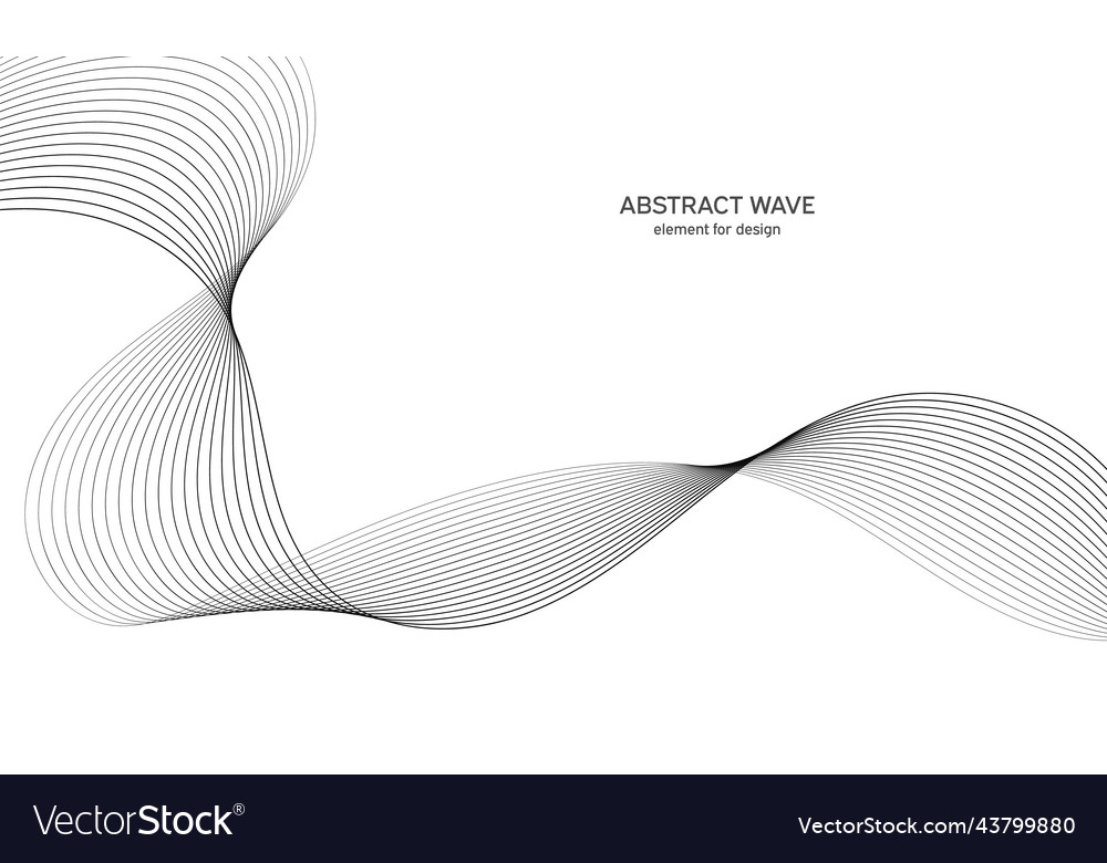 Abstract wave element for design digital vector image Abstract wave element for design digital