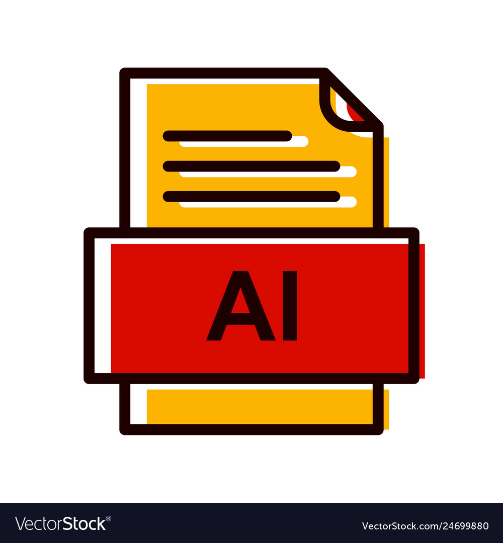 Ai file document icon