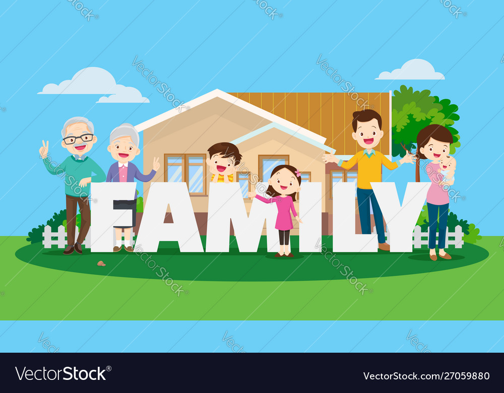 Family shop picture background