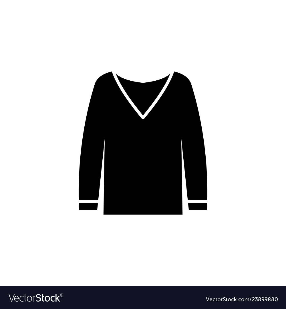 Blouse icon on white background clothing