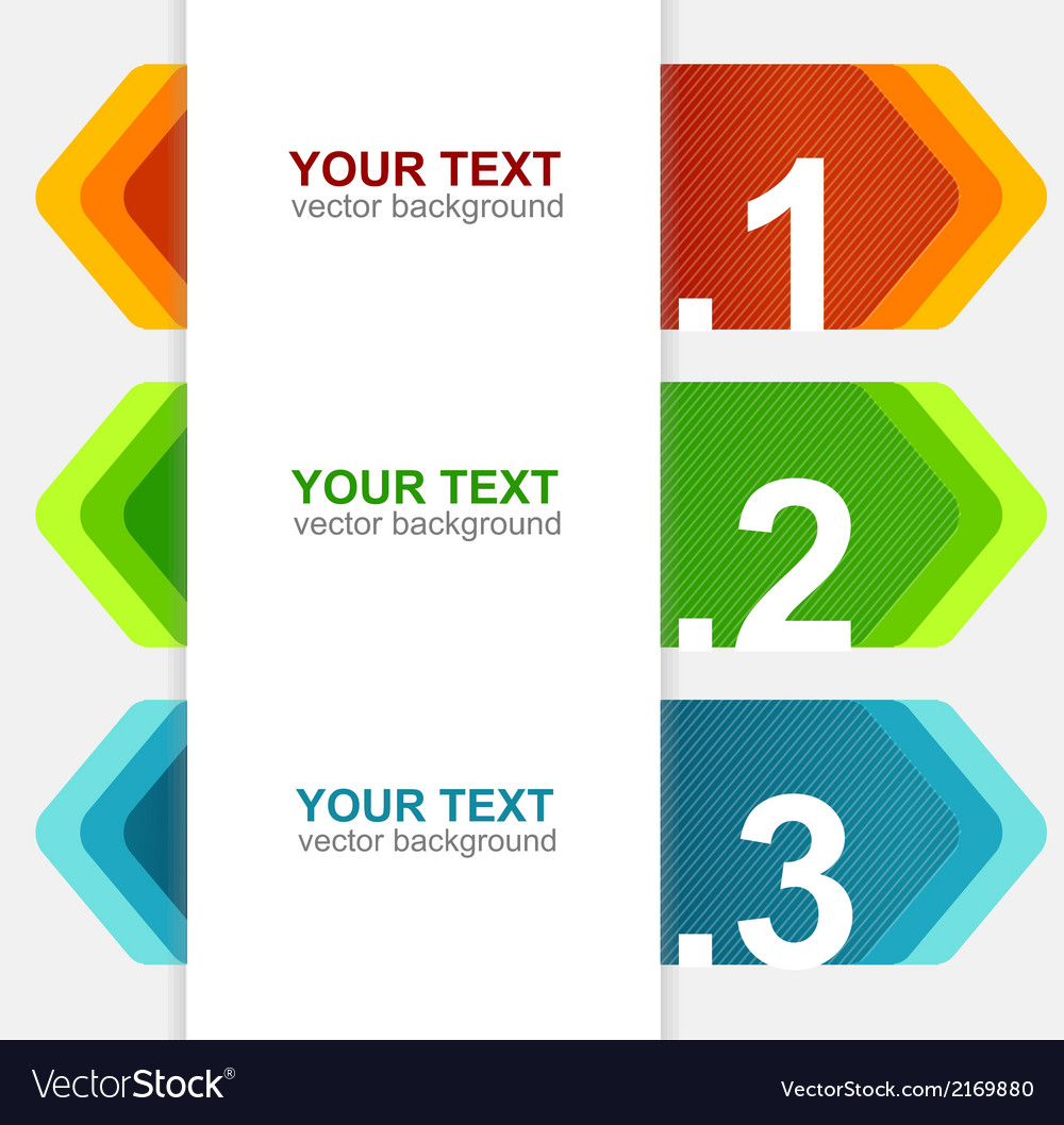 Colorful Rainbow Pencil Text Banner Royalty Free Vector