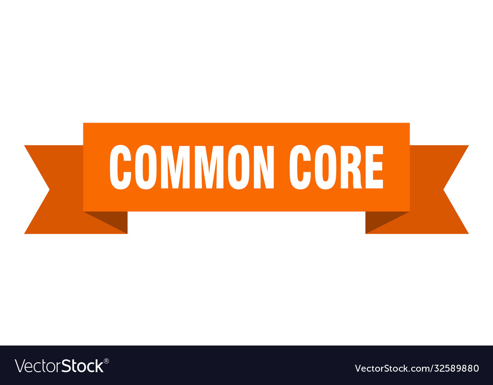 Common core ribbon paper band banner